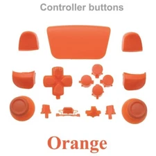 Orange Playstation 5 PS5 Full Set ABXY R1 L1 R2 L2 Thumbstick D-Pad Button
