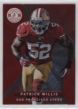 2012 Totally Certified Platinum Red Patrick Willis #67 HOF 1j1e