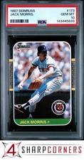 1987 DONRUSS #173 JACK MORRIS TIGERS HOF PSA 10