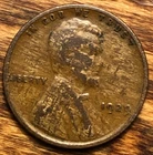 1929 Lincoln Wheat Cent Woody Wood Grain Improper Alloy Unique Eye Appeal Error