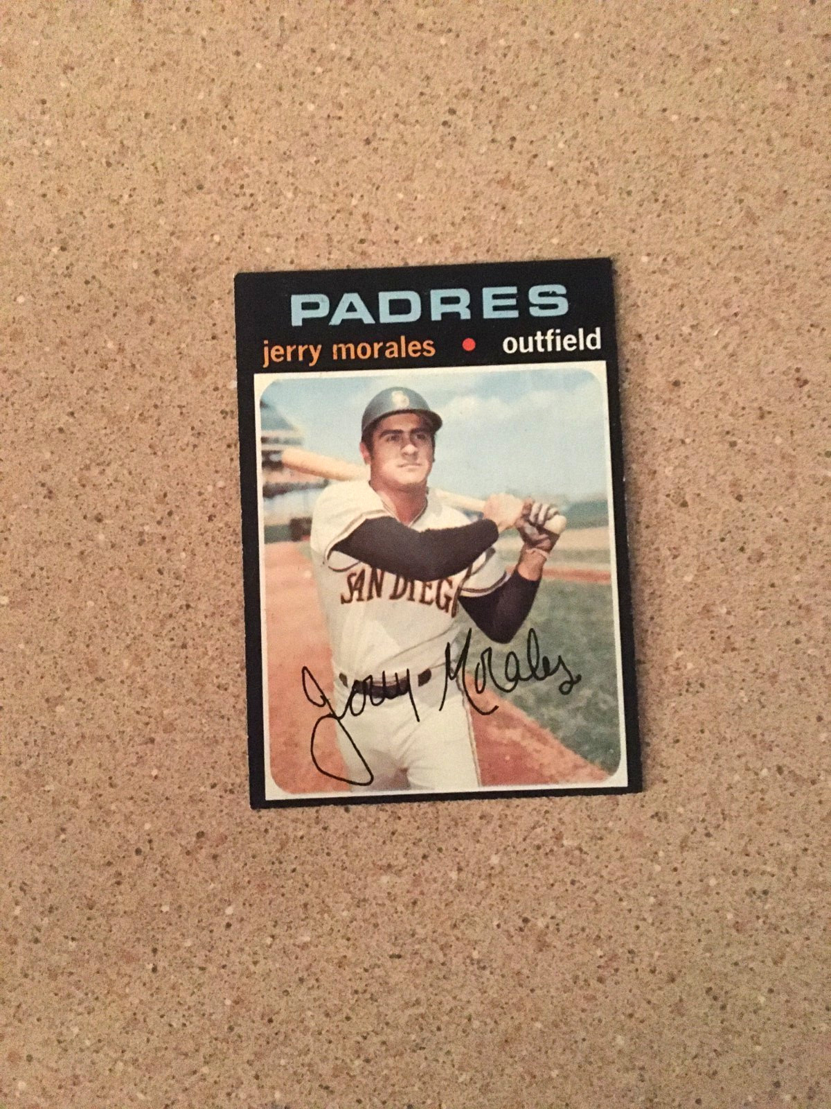 VINTAGE 1971 TOPPS JERRY MORALES #696 EX+  OLD SAN DIEGO PADRES
