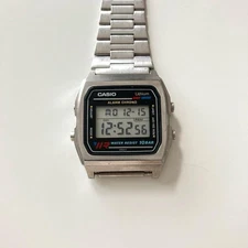 Casio W-780 Vintage 1987 Diver Watch 80s Pepsi Color Water Resistant Used