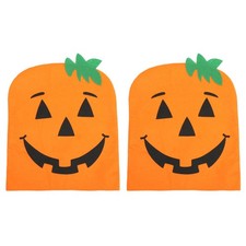  2 Pcs Copriseduta Sedia Copertura Zucca Realistica Coperture Le Vacanze