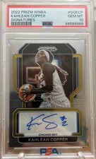 Kahleah Copper WNBA 2022 WNBA PRIZM PSA 10 Auto Autograph Signed Card Chi Sky