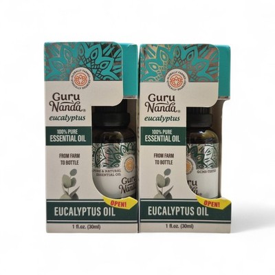 2 Pack: GuruNanda Eucalypt Essential Oil 100% Pure Natural/Undiluted 1oz ea E12C