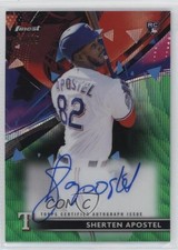 2021 Topps Finest Green Wave Refractor /99 Sherten Apostel #FA-SA Auto 0c6