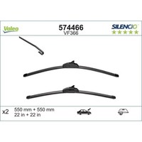 Wischblatt Valeo 574466 Silencio Flat Blade Set FüR Mercedes Benz Mercedes Benz
