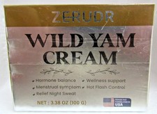 Wild Yam Cream 3.38 Oz Hormone Balance Supports Menopause  Menstrual Women