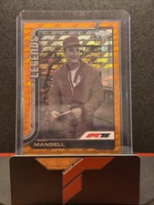 2025 Topps Chrome Logofractor F1 Nigel Mansell Orange Refractor #d 5/25