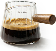 6Oz Espresso Shot Cups, Glass Measuring Cup, Coffee Bar Accessories Perfect Do