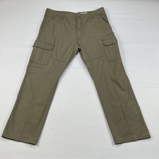 Men's Wrangler Cargo Pants with Stretch Relaxed Fit Tech Pocket Size: 40x30 New