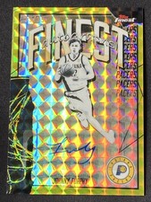 Johnny Furphy 2025-26 Topps Finest Baseline Yellow Geometric Auto /35 #BA-JF