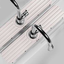 Water Absorbing Stone Kitchen Sink Mat Faucet Splash Guard for Bathroom