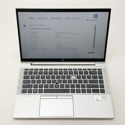 HP EliteBook 840 G7 Laptop Intel Core i7 10610U 1.80GHZ 14'' FHD 8GB RAM NO HDD