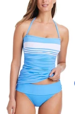 bleu rod beattie EXCLUSIVE! SMOOTH OPERATOR BANDINI SWIMSUIT TOP Blue Size 4 $89