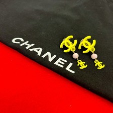 Chanel Coco Mark Earrings Women Gold One Size 693320