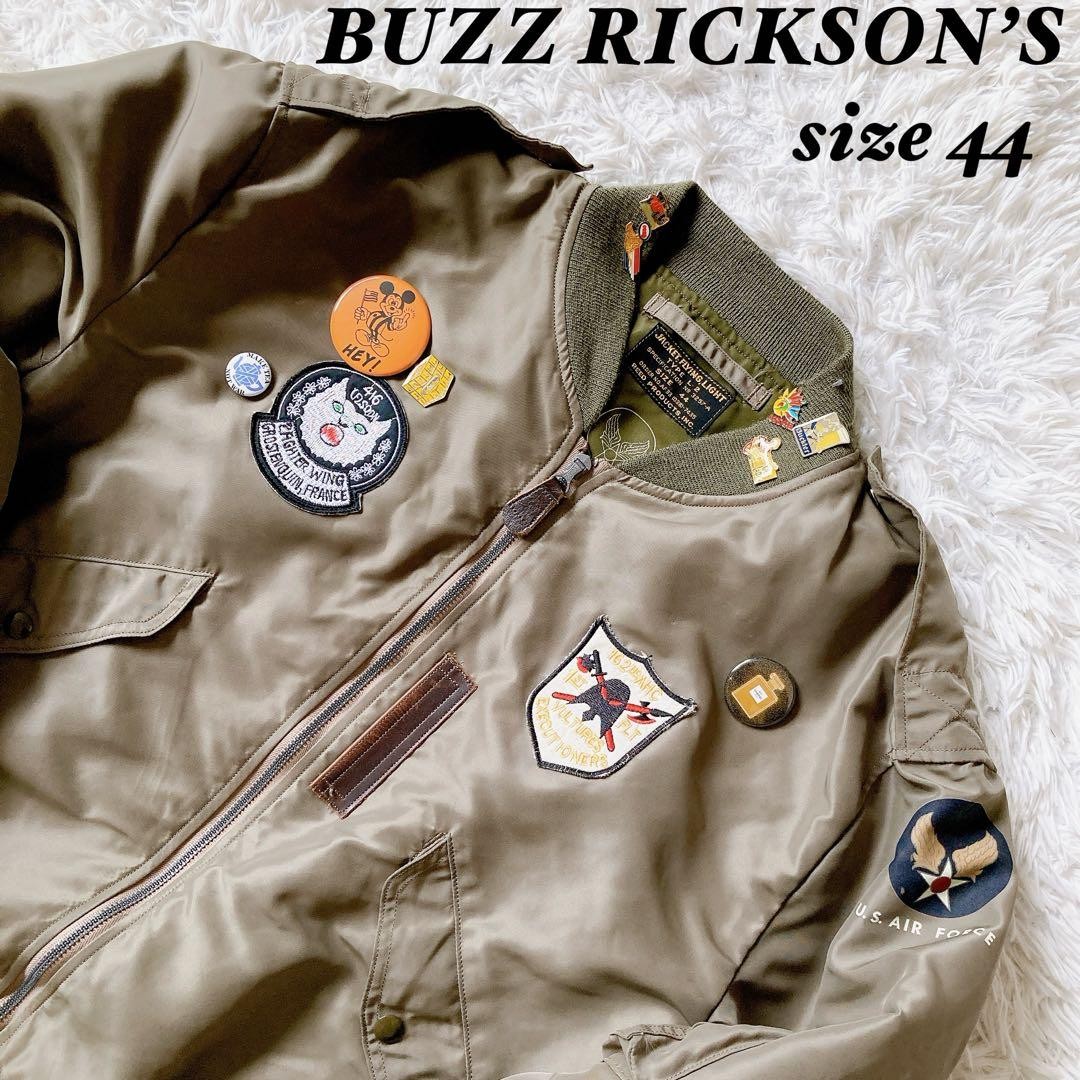 BUZZ RICKSON'S Patch Flight Jacket Blouson Men Si… - image 2