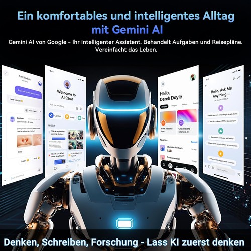TABWEE WiFi Tablet 11 Zoll Android 16 24GB+128GB 8000mAh Gemini AI GPS - Afbeelding 4 van 9