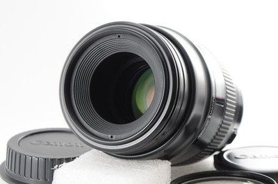 Canon EF 100mm f/2.8 Macro Lens for EOS Near Mintcondition w/Box Caps From Japan