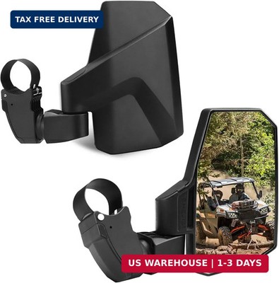 SHEJISI UTV Mirrors,The Spring Back Feature Allows Easy Reset After Fold,2024 Ne