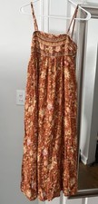 American Eagle Womens Floral Sun Dress Maxi Dress Boho XS NEW