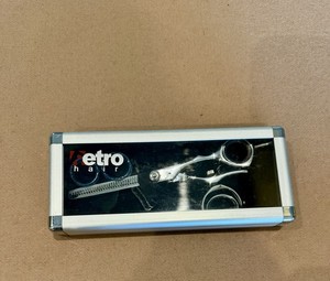 EXCELLENT CONDITION-ARTERO (etro) Thinning Shear Scissors Silver W/Original Case
