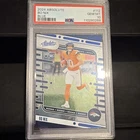 2024 Panini Absolute Football Bo Nix #112 Blue Rookie Denver Broncos PSA 10