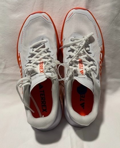 NEW Adidas Women's Terrex Agravic 3 Trail Running White Orange JI0955 Size 10 thumbnail 5