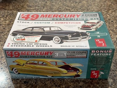 AMT 1949 MERCURY 2 DOOR CLUB COUPE FACTORY SEALED KIT! CIRCA 2013! VMCP!
