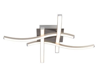Livarno home LED Deckenleuchte Acryl 4 geschwungene Leuchteinheiten B Ware
