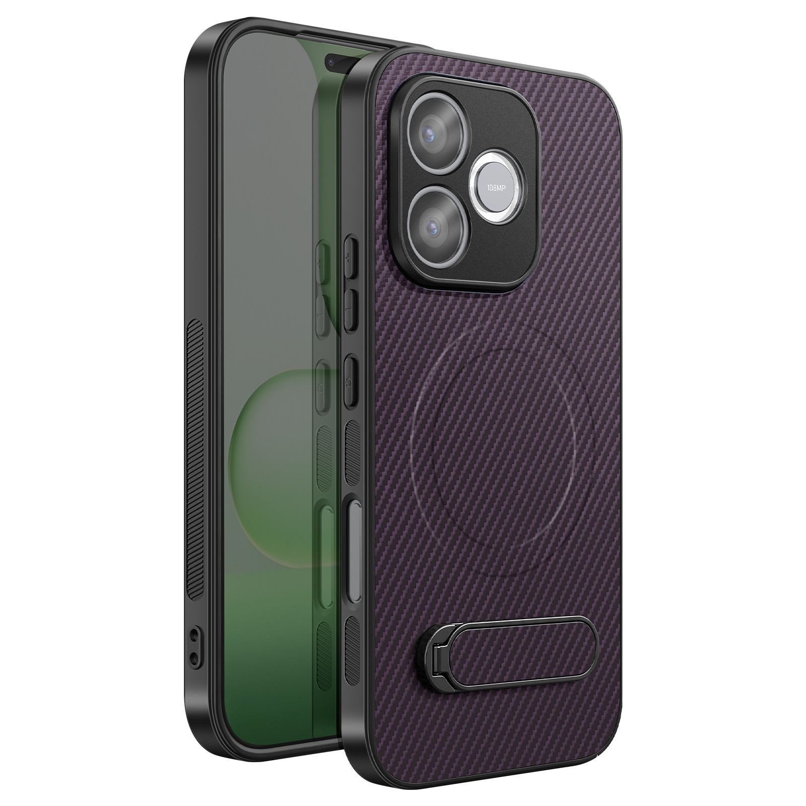 Coque Honor 600 Lite effet carbone idéale pour regarder vos vidéos