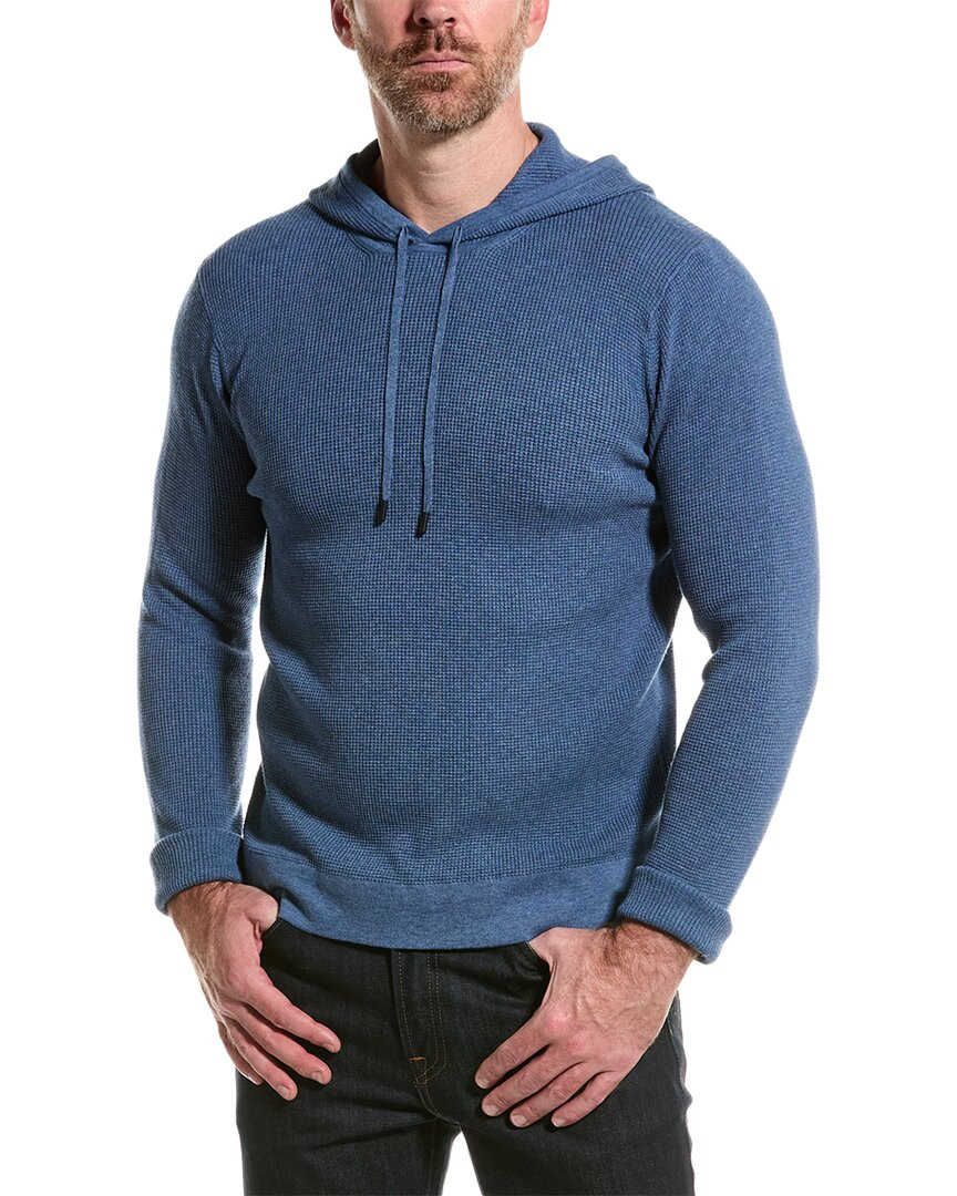 Мужской пуловер с капюшоном из вафельной кашемировой смеси Naadam 22190₽