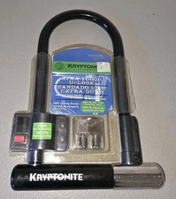 Kryptonite Bike Lock Xtra Tough U Lock U-Lock 4"  9" with 2 Keys NEW 1636002006