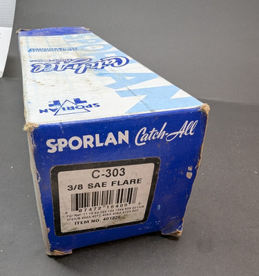 Sporlan Catch-All C-303 Filter Dryer 3/8'' SAE Flare with Box