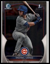 2023 Bowman Draft #BDC-170 Michael Carico Chrome