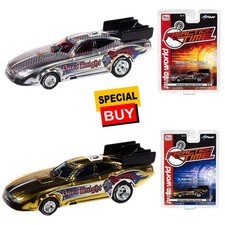 Auto World 4Gear 2022 Dodge Charger Good Knight FC Combo HO Scale Slot Car