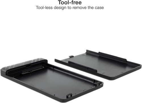 TOOQ TQE-2500B - External Enclosure for 2.5" HDD/SSD Disks, Black - Afbeelding 6 van 7