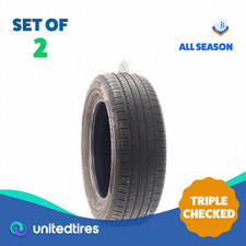 Set Of 2 Used 20560r16 Hankook Kinergy Gt 92h - 5.532 Set Of 2 Used 20560r16 Hankook Kinergy Gt 92h - 5.532