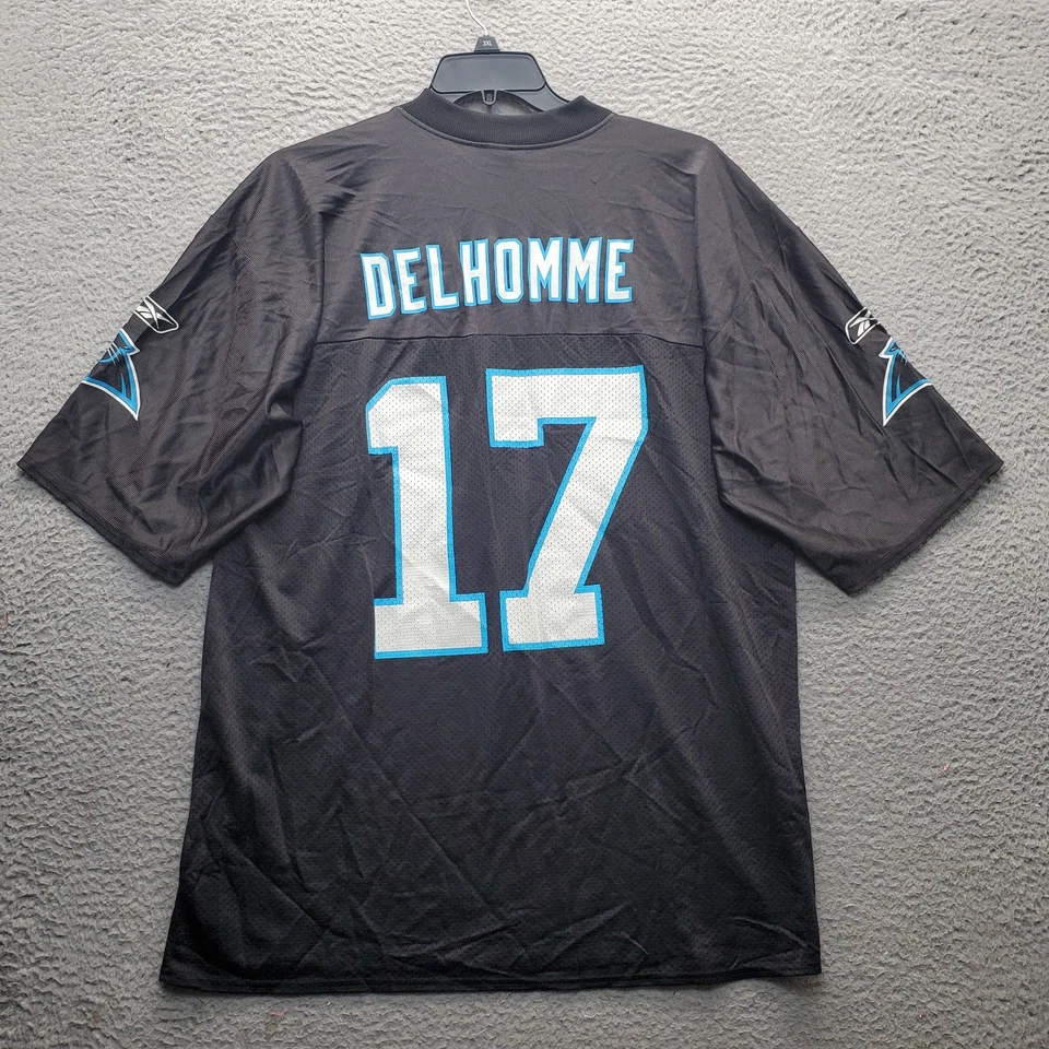NFL Carolina Panthers Jake Delhomme #17 Camiseta Reebok Fútbol Para Hombre Grande Multi Foto 2 de 4