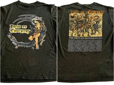 Drive By truckers tee 2004 2 sided Black T shirt Heavy Cotton Reprint S-5XL