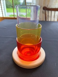 Lovevery The Explorer 9 - 10 Months Transparent Tube Tower Complete Three Tubes