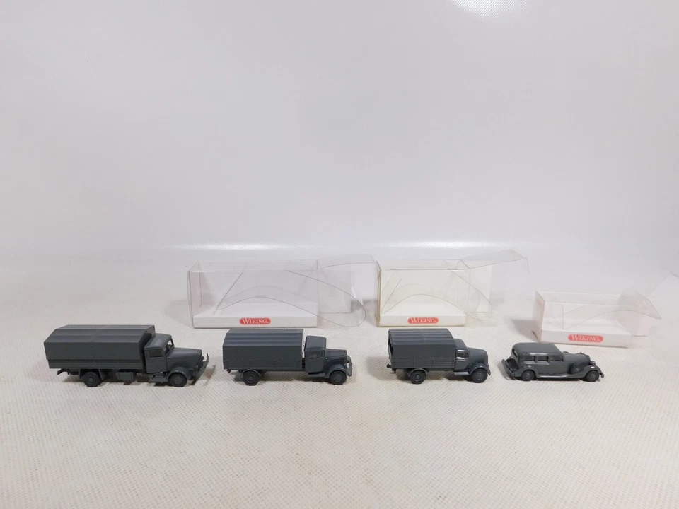 Modello Wehrmacht Opel Blitz MB Horch Hanomag Mint 1:87 H0 4x #EG891-0,5 - Immagine 2 di 4