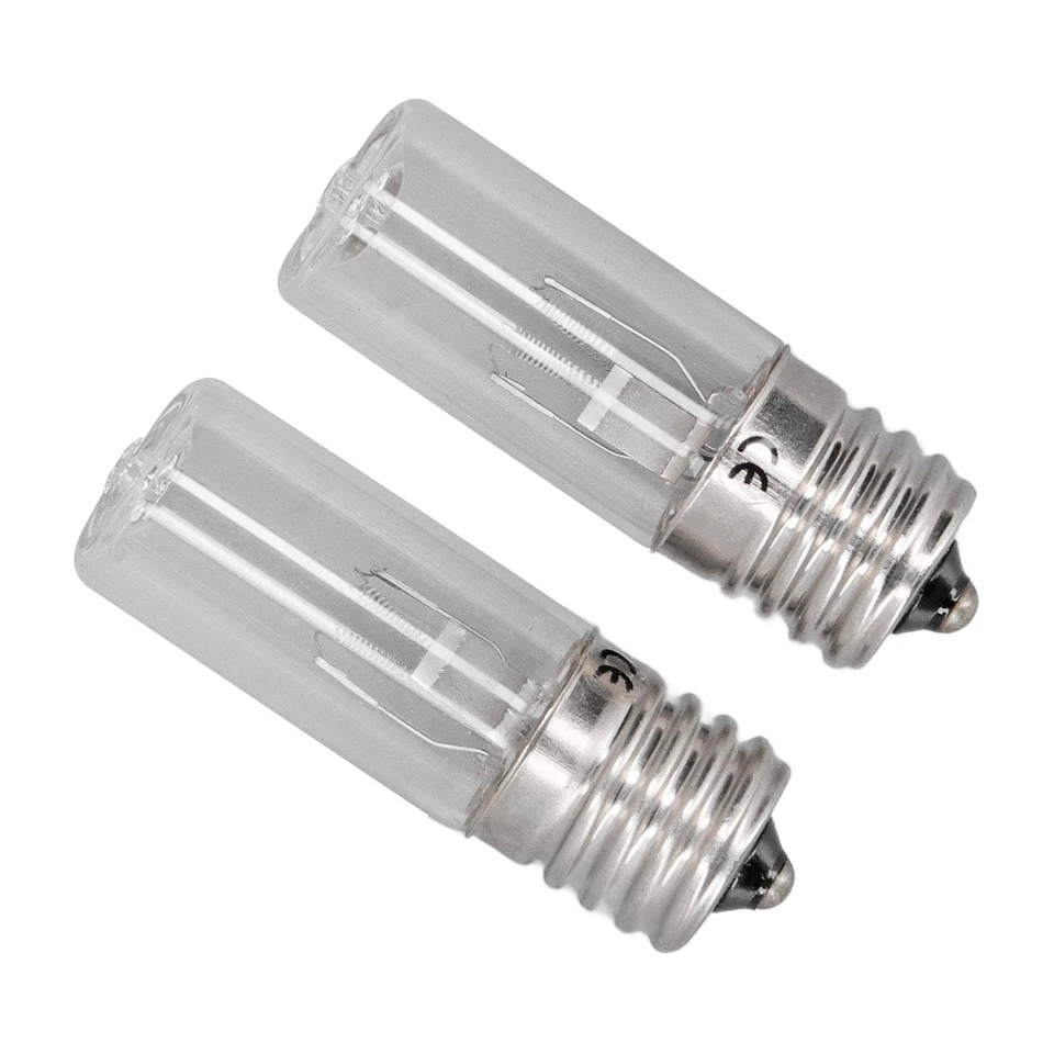 2Pcs Refrigerator Cabinet Light Deodorant Mite Removal E17 Lamp 10V 3W UVC Light - Image 4 of 4
