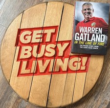 Warren Gatland In The Line Of Fire Book Hardcover