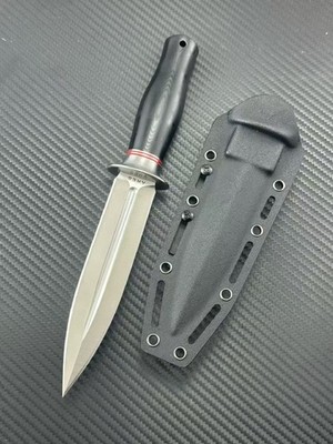 NEW Hunting Straight Knife AUS-8 Steel Blade G10 One-piece Handle Outdoor Knives