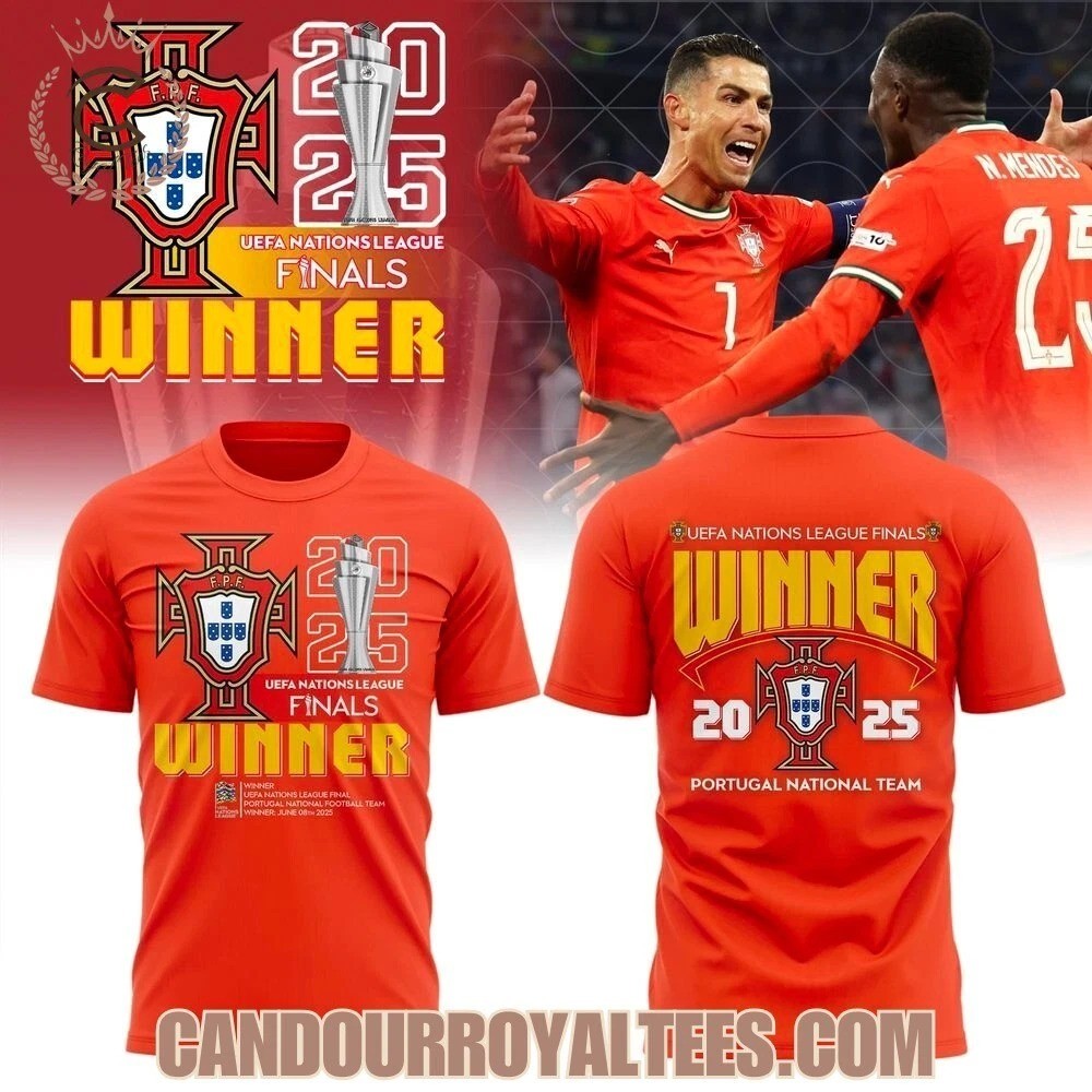 Portugal 2025 UEFA Nations League Final Winners 3D T-Shirt All Size New