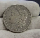 1891 O US Morgan Silver Dollar $1 VG  (Cleaned)