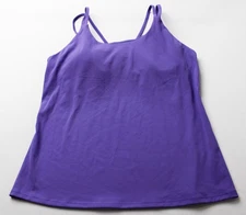 Tek Gear Women's Sleeveless Peyton Active Tank Top AP2 Purple Large NWT
