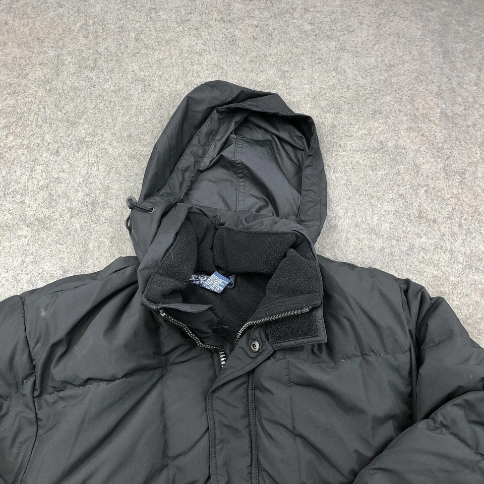 Chaqueta Polo Ralph Lauren De Colección Para Hombre Mediana Negra Con Capucha Puffer Parka Abrigo Foto 4 de 4