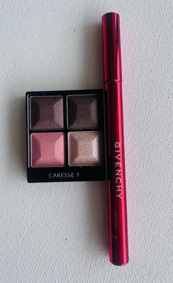 Givenchy Eye Shadows Brown # 1 "Caresse Shadow" + Liquid Liner Disturbia Black - Image 3 of 4